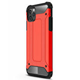 Microsonic Apple iPhone 12 Pro Kılıf Rugged Armor Kırmızı