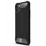 Microsonic Apple iPhone 12 Pro Kılıf Rugged Armor Siyah