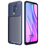 Microsonic Xiaomi Redmi 9 Kılıf Legion Series Lacivert