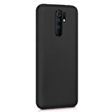 Microsonic Matte Silicone Xiaomi Redmi 9 Kılıf Siyah