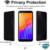 Microsonic Huawei Honor 9S Privacy 5D Gizlilik Filtreli Cam Ekran Koruyucu Siyah