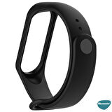 Microsonic Xiaomi Mi Band 5 Silikon Kordon Siyah