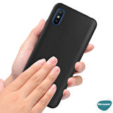 Microsonic Matte Silicone Xiaomi Redmi 9A Kılıf Mavi