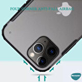 Microsonic Apple iPhone 12 Pro Kılıf Frosted Frame Yeşil