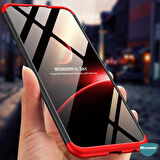 Microsonic Oppo A12 Kılıf Double Dip 360 Protective Mavi