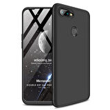 Microsonic Oppo A12 Kılıf Double Dip 360 Protective Siyah