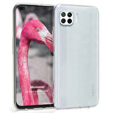 Microsonic Oppo Reno 4 Lite Kılıf Transparent Soft Beyaz