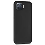 Microsonic Matte Silicone Oppo Reno 4 Lite Kılıf Siyah