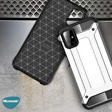 Microsonic Samsung Galaxy M51 Kılıf Rugged Armor Rose Gold