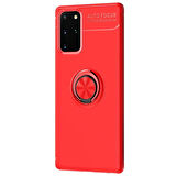 Microsonic Samsung Galaxy S20 Plus Kılıf Kickstand Ring Holder Kırmızı