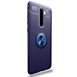 Microsonic Xiaomi Redmi Note 8 Pro Kılıf Kickstand Ring Holder Lacivert