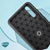 Microsonic Samsung Galaxy M20 Kılıf Kickstand Ring Holder Siyah
