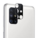 Microsonic Samsung Galaxy M51 Kamera Lens Koruma Camı V2 Siyah