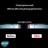 Microsonic Apple Uyumlu iPhone 12 Kamera Lens Koruma Camı V2 Beyaz