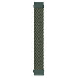 Microsonic Xiaomi Amazfit Pace Kordon, (Large Size, 165mm) Braided Solo Loop Band Koyu Yeşil