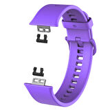 Microsonic Huawei Watch Fit Kordon, Silicone Sport Band Mor