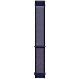 Microsonic Samsung Galaxy Watch 46mm Hasırlı Kordon Woven Sport Loop Mor