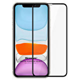 Microsonic Apple Uyumlu iPhone 11 Seramik Matte Flexible Ekran Koruyucu Siyah