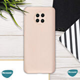 Microsonic Matte Silicone Xiaomi Redmi Note 9 5G Kılıf Mavi