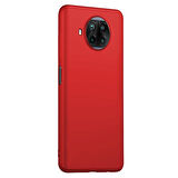 Microsonic Matte Silicone Xiaomi Redmi Note 9 Pro 5G Kılıf Kırmızı