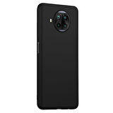 Microsonic Matte Silicone Xiaomi Redmi Note 9 Pro 5G Kılıf Siyah