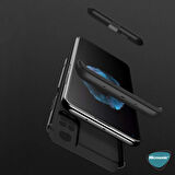Microsonic Xiaomi Mi 10T Pro Kılıf Double Dip 360 Protective Siyah Gri