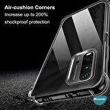 Microsonic Xiaomi Redmi 9T Kılıf Shock Absorbing Şeffaf