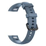 Microsonic Huawei Honor Band 5 Kordon, Silicone Sport Band Gri