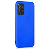 Microsonic Matte Silicone Samsung Galaxy A72 Kılıf Mavi