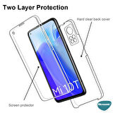 Microsonic Xiaomi Mi 10T Pro Kılıf 6 Tarafı Tam Full Koruma 360 Clear Soft Şeffaf