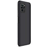 Microsonic Xiaomi Redmi Note 10S Kılıf Double Dip 360 Protective Siyah