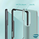 Microsonic Xiaomi Redmi Note 10 Pro Kılıf Frosted Frame Siyah