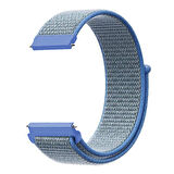 Microsonic Xiaomi Amazfit GTR 42mm Hasırlı Kordon Woven Sport Loop Mavi