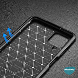 Microsonic Samsung Galaxy M12 Kılıf Legion Series Kahverengi