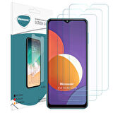 Microsonic Samsung Galaxy M12 Screen Protector Nano Glass Cam Ekran Koruyucu (3'lü Paket)