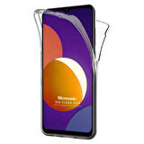 Microsonic Samsung Galaxy M12 Kılıf 6 Tarafı Tam Full Koruma 360 Clear Soft Şeffaf