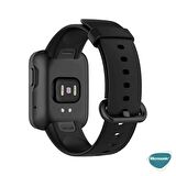 Microsonic Xiaomi Redmi Watch Kordon, Silicone Sport Band Siyah