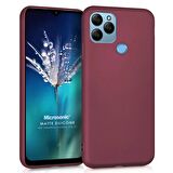 Microsonic Matte Silicone General Mobile GM 21 Kılıf Mor