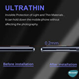 Microsonic Samsung Galaxy M21 Kamera Lens Koruma Camı V2 Siyah