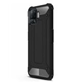 Microsonic Oppo Reno 5 Lite Kılıf Rugged Armor Siyah