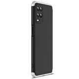 Microsonic Oppo A54 4G Kılıf Double Dip 360 Protective Siyah Gri
