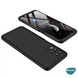 Microsonic Oppo A54 4G Kılıf Double Dip 360 Protective Siyah Gri