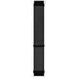 Microsonic Samsung Galaxy Watch 4 40mm Hasırlı Kordon Woven Sport Loop Siyah