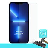Microsonic Apple Uyumlu iPhone 13 Pro Max Tempered Glass Cam Ekran Koruyucu