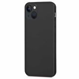 Microsonic Matte Silicone Apple iPhone 13 Kılıf Siyah