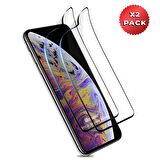Microsonic Apple Uyumlu iPhone XS Crystal Seramik Nano Ekran Koruyucu Siyah (2 Adet)