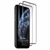 Microsonic Apple Uyumlu iPhone 11 Pro Max Crystal Seramik Nano Ekran Koruyucu Siyah (2 Adet)