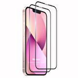 Microsonic Apple Uyumlu iPhone 13 Crystal Seramik Nano Ekran Koruyucu Siyah (2 Adet)