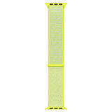 Microsonic Apple Watch Series 7 41mm Hasırlı Kordon Woven Sport Loop Sarı