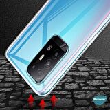 Microsonic Oppo A16 Kılıf Transparent Soft Beyaz